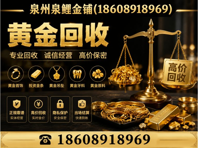 晋江市黄金回收展示图